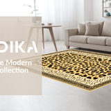Ultra Soft Area Rug, Non Slip, Stain Resistant, Washable Area Rugs for Living Room, Bedroom, Minimalist Earthy Animal Style(Beige)