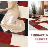 Chic Rustic Monochrome Checker Design(Beige)