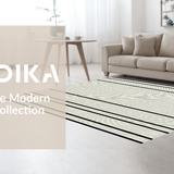 Chic Abstract Dual Tone Lines(Black)