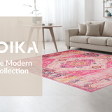 Chic Modern Multicolor Patchwork(Pink)