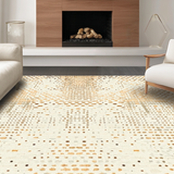 Ultra Soft Area Rug, Non Slip, Stain Resistant, Washable Area Rugs for Living Room, Bedroom, Rustic Earthy Textured Accent(Beige)