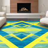 Elegant Modern Symmetrical Design(Blue)