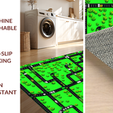 Vibrant Cityscape Play Mat(Green)