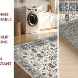 Eclectic Floral Medallion Design(Ivory)