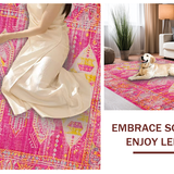 Bold Tribal Medallion Visual Appeal(Pink)