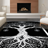 Rustic Earthy Tree Design(Black)