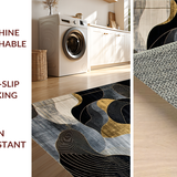 Chic Modern Abstract Contrast(Black)