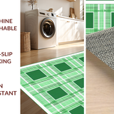 Timeless White and Sage Lattice Style(Green)
