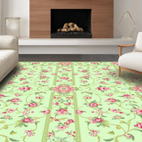 Ultra Soft Area Rug, Non Slip, Stain Resistant, Washable Area Rugs for Living Room, Bedroom, Whimsical Nature-Inspired Aesthetics(Ivory)