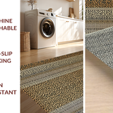 Ultra Soft Area Rug, Non Slip, Stain Resistant, Washable Area Rugs for Living Room, Bedroom, Rustic Earthy Cheetah Aesthetic(Brown)