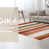 Ultra Soft Area Rug, Non Slip, Stain Resistant, Washable Area Rugs for Living Room, Bedroom, Stylish Reversible Color Splash(Brown)