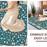 Classic Low Pile Floral Elegance(Blue)