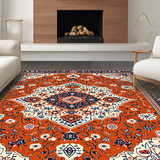 Artful Color Blocked Symmetrical Style(Red)