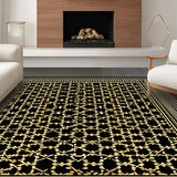 Chic Abstract Black Embellishment(Black)