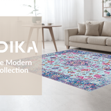 Luxurious Floral Symmetrical Elements(Blue)