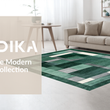 Elegant Geometric Forest Green(Green)