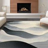 Elegant Gray Geometric Waves(Gray)
