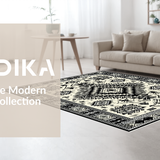 Subtle Textured Geometric Artwork(Black)