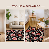 Sophisticated Black Blossom Theme(Black)