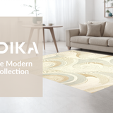 Contemporary Geometric Textured Design(Beige)
