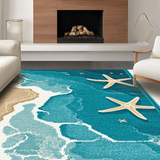 Delicate Shells and Starfish Arrangement(Blue)