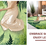 Charming Plush Circular Texture(Green)