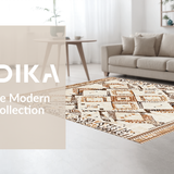 Cozy Vintage Tiled Motif(Beige)