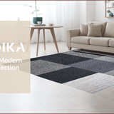 Chic Monochrome Geometric Structure(Black)