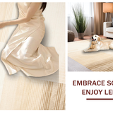 Chic Modern Abstract Layers(Beige)