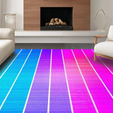 Joyful Shag Patterned Decor(Blue)