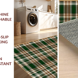 Ultra Soft Area Rug, Non Slip, Stain Resistant, Washable Area Rugs for Living Room, Bedroom, Charming Cabin Pine Tree Design(Brown)