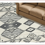 Elegant Geometric Ivory Tones(White)