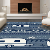 Vibrant Abstract Escape(Blue)