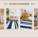 Elegant Navy Geometric Aesthetic(Blue)
