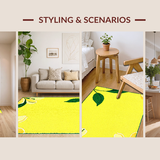 Charming Rustic Lemon Floral Design(Yellow)