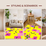 Funky Retro Rainbow Vibe(Yellow)