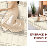 Cozy Textured Ladder Style(Beige)