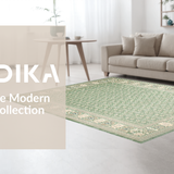 Sage Elegance with Geometric Accents(Green)