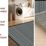 Minimalist Tiled Black and White Motif(Gray)