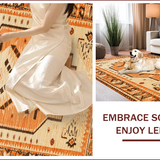 Ultra Soft Area Rug, Non Slip, Stain Resistant, Washable Area Rugs for Living Room, Bedroom, Elegant Vintage Animal Aesthetic(Beige)