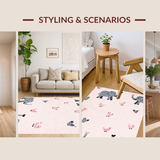 Contemporary Cozy Elephant Illustration(Pink)