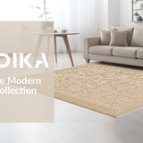 Elegant Abstract Diamond Configuration(Beige)