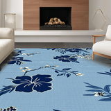 Vibrant Tropical Motif Runner(Blue)