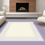 Elegant Lavender Geometric Fusion(Ivory)