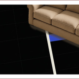 Chic Black and White Geometric Motif(Black)