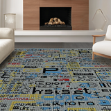 Elegant Black and White Contrast(Blue)