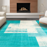 Fresh Abstract Color Block Palette(Blue)