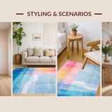 Lively Multi Colored Abstract Flow(Blue)