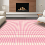 Ultra Soft Area Rug, Non Slip, Stain Resistant, Washable Area Rugs for Living Room, Bedroom, Elegant Abstract Floral Touch(Pink)