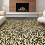 Ultra Soft Area Rug, Non Slip, Stain Resistant, Washable Area Rugs for Living Room, Bedroom, Chic Abstract Animal Texture(Beige)